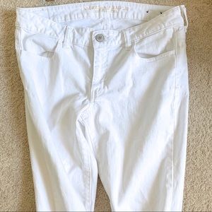 american eagle white jean jeggings 🦋✨